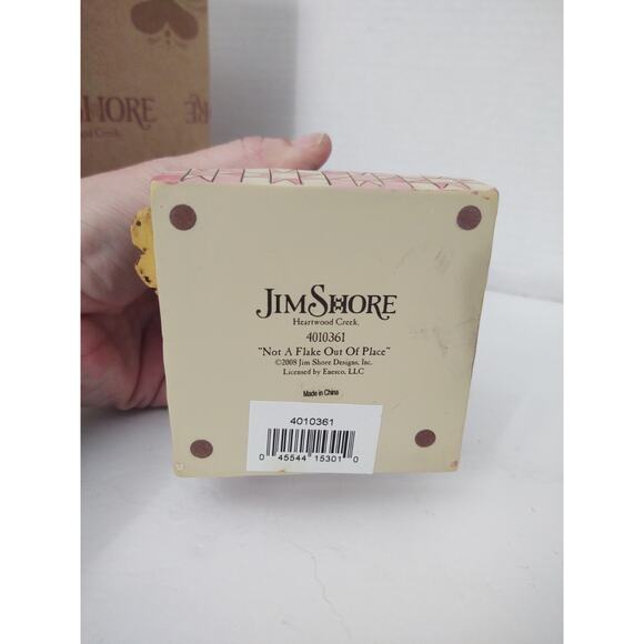 Enesco Jim Shore Heartcreek Collection Not A Flake Out Of Place Snowlady 2008 - Picture 7 of 8